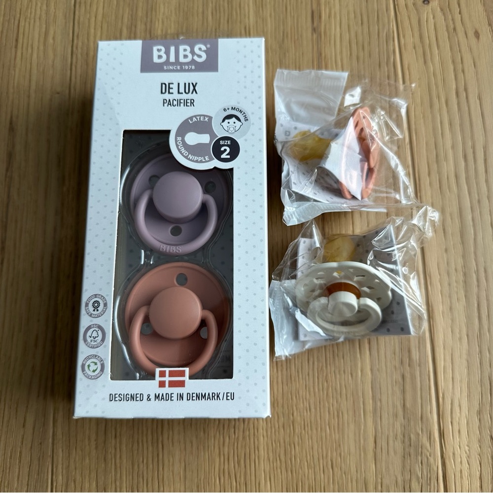 BIBS De Lux Pacifier Set